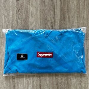 Supreme Box Logo Hooded Sweatshirt ‘Cyan’ (FW25) - Size XXLarge (*SHIPS ASAP*)